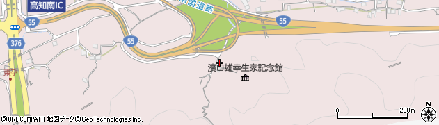 高知県高知市五台山4371周辺の地図
