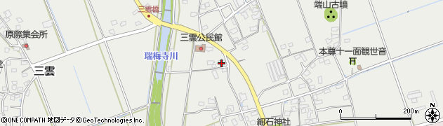 福岡県糸島市三雲536周辺の地図