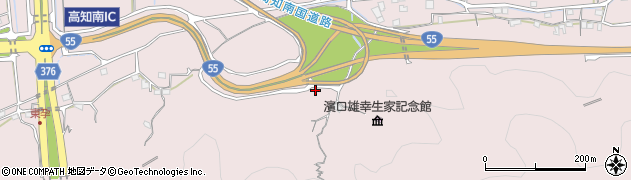 高知県高知市五台山4374周辺の地図
