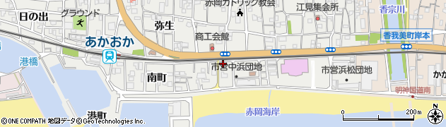 高知県香南市赤岡町698周辺の地図