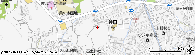 高知県高知市神田周辺の地図