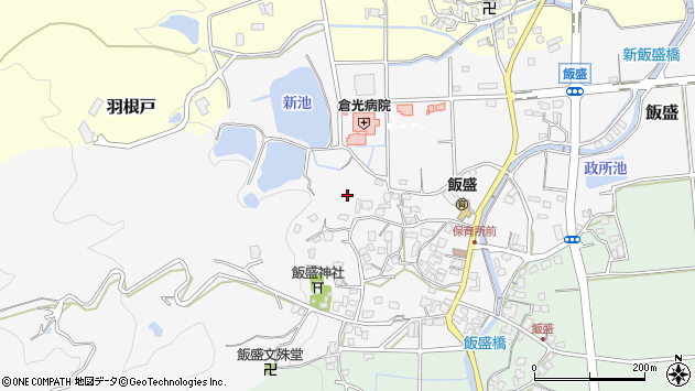 〒819-0037 福岡県福岡市西区飯盛の地図