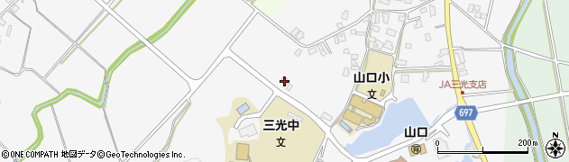 大分県中津市三光諌山79周辺の地図