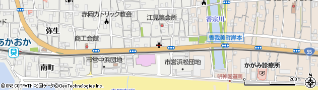 高知県香南市赤岡町993周辺の地図