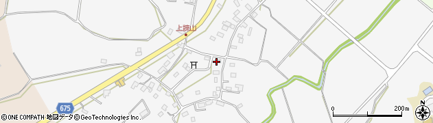 大分県中津市三光諌山1098周辺の地図