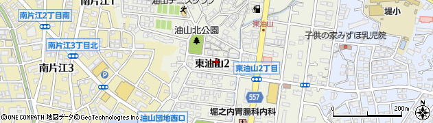 福岡県福岡市城南区東油山2丁目周辺の地図