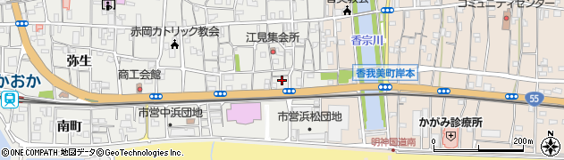 高知県香南市赤岡町1000周辺の地図