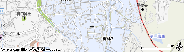 福岡県福岡市早良区梅林周辺の地図