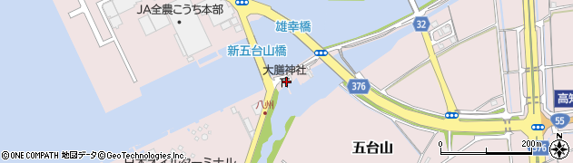 高知県高知市五台山85周辺の地図