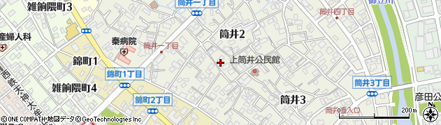 福岡県大野城市筒井2丁目6周辺の地図