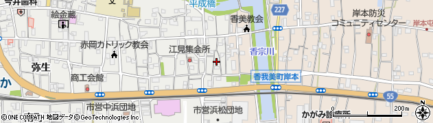 高知県香南市赤岡町1026周辺の地図