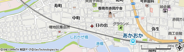 高知県香南市赤岡町184周辺の地図