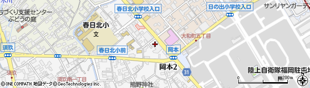 株式会社栄進コーポレーション　春日営業所周辺の地図