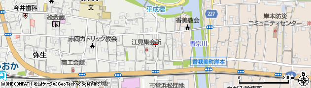 高知県香南市赤岡町1047周辺の地図