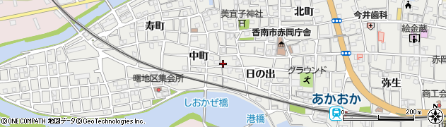 高知県香南市赤岡町185周辺の地図