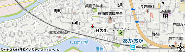 高知県香南市赤岡町189周辺の地図