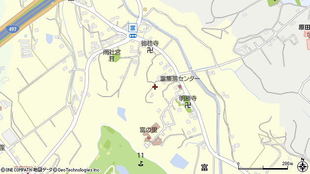 〒819-1133 福岡県糸島市富の地図
