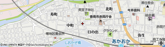 高知県香南市赤岡町209周辺の地図