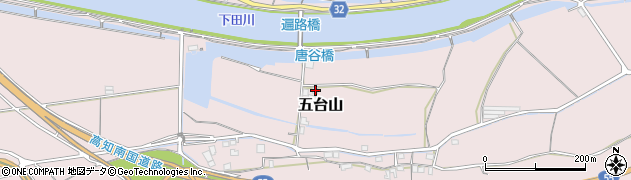 高知県高知市五台山1204周辺の地図