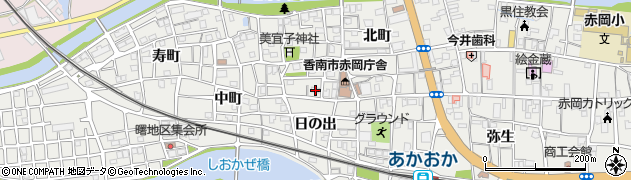 高知県香南市赤岡町323周辺の地図