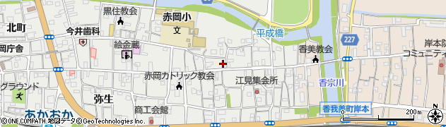 高知県香南市赤岡町890周辺の地図