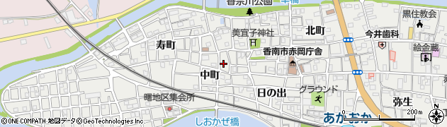 高知県香南市赤岡町225周辺の地図