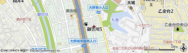 三和硝子株式会社　福岡支店周辺の地図