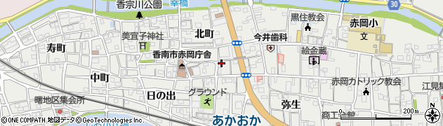 高知県香南市赤岡町441周辺の地図