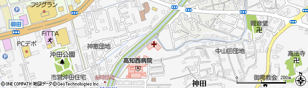 高知県高知市神田4周辺の地図
