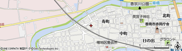 高知県香南市赤岡町（栄町）周辺の地図
