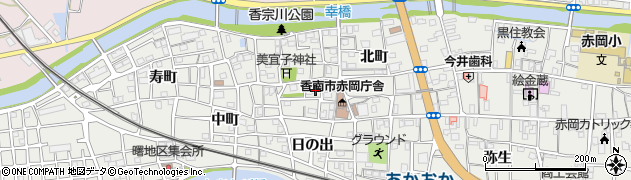 高知県香南市赤岡町（幸町）周辺の地図