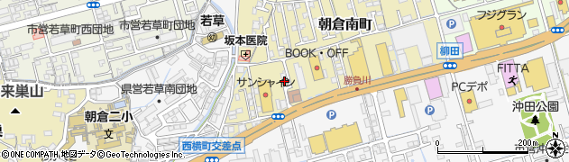 高知朝倉南郵便局 ＡＴＭ周辺の地図