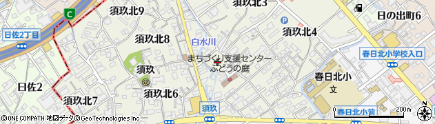 須玖中の宮公園周辺の地図