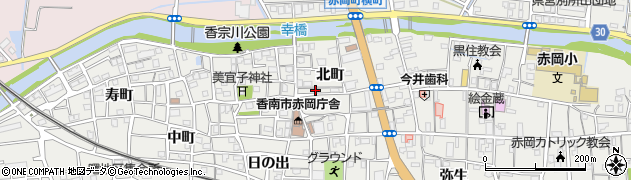 高知県香南市赤岡町313周辺の地図