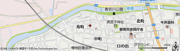 高知県香南市赤岡町148周辺の地図