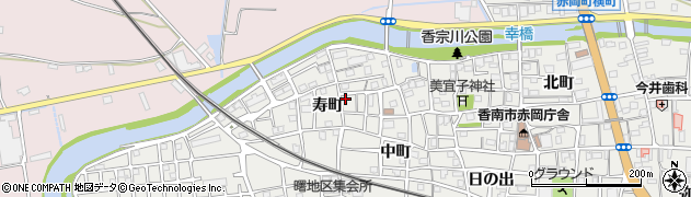 高知県香南市赤岡町155周辺の地図