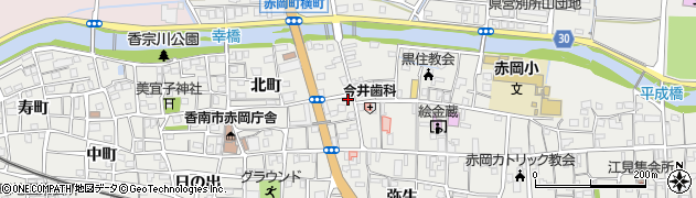 高知県香南市赤岡町472周辺の地図