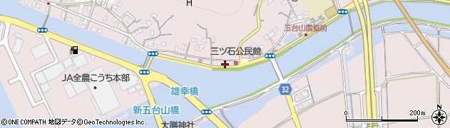 高知県高知市五台山3447-3周辺の地図
