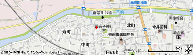 高知県香南市赤岡町241周辺の地図