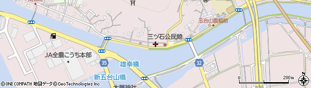 高知県高知市五台山3451周辺の地図