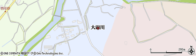 高知県高岡郡佐川町大田川周辺の地図