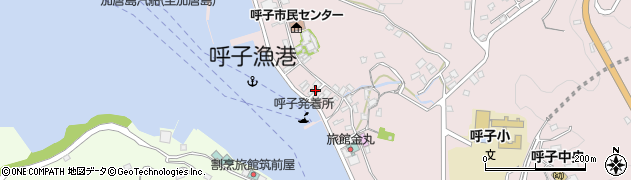 佐賀銀行呼子支店周辺の地図