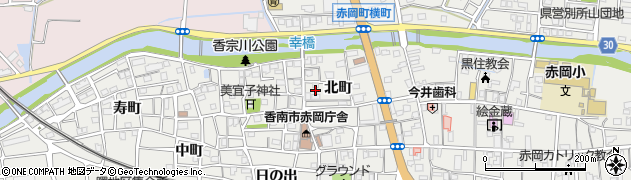 高知県香南市赤岡町299周辺の地図