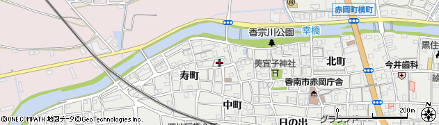 高知県香南市赤岡町元町79周辺の地図