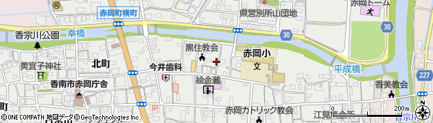 高知県香南市赤岡町535周辺の地図