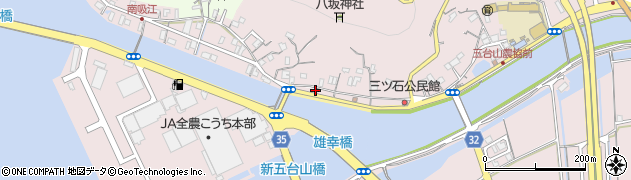 高知県高知市五台山3485-2周辺の地図