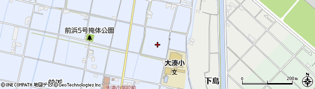 高知県南国市前浜周辺の地図