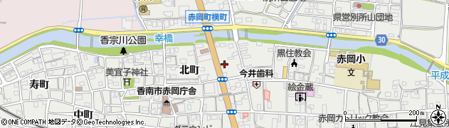 高知銀行赤岡支店 ＡＴＭ周辺の地図