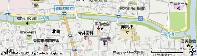 高知県香南市赤岡町523周辺の地図