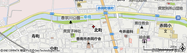 高知県香南市赤岡町294周辺の地図